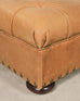 Ralph Lauren Leather Writer's Chair with Matching Ottoman