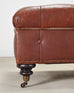 Ralph Lauren Country English Leather Writer's Ottoman 4 Ft