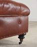 Ralph Lauren Country English Leather Writer's Ottoman 4 Ft