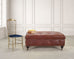 Ralph Lauren Country English Leather Writer's Ottoman 4 Ft