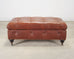 Ralph Lauren Country English Leather Writer's Ottoman 4 Ft