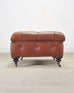 Ralph Lauren Country English Leather Writer's Ottoman 4 Ft