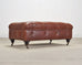 Ralph Lauren Country English Leather Writer's Ottoman 4 Ft