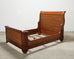 Ralph Lauren Villa America Mahogany Rattan Gondola Sleigh Bed