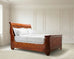 Ralph Lauren Villa America Mahogany Rattan Gondola Sleigh Bed