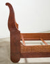 Ralph Lauren Villa America Mahogany Rattan Gondola Sleigh Bed