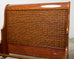 Ralph Lauren Villa America Mahogany Rattan Gondola Sleigh Bed