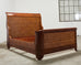 Ralph Lauren Villa America Mahogany Rattan Gondola Sleigh Bed
