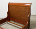 Ralph Lauren Villa America Mahogany Rattan Gondola Sleigh Bed