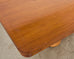Midcentury Paul Frankl Style Stacked Rattan Pedestal Dining Table