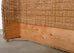 Pair of Organic Modern Woven Rattan Wicker Wingback Headboards