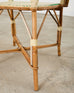Pair of Maison Gatti Haussman Rattan Braided Bistro Armchairs