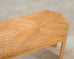 Organic Modern Pencil Reed Rattan Waterfall Console Table