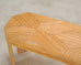 Organic Modern Pencil Reed Rattan Waterfall Console Table