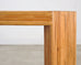 Organic Modern Pencil Reed Rattan Waterfall Console Table