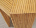 Organic Modern Pencil Reed Rattan Waterfall Console Table