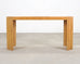 Organic Modern Pencil Reed Rattan Waterfall Console Table