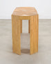 Organic Modern Pencil Reed Rattan Waterfall Console Table