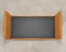Ralph Lauren Style Organic Modern Woven Wicker Rattan Bed