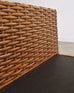 Ralph Lauren Style Organic Modern Woven Wicker Rattan Bed