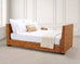 Ralph Lauren Style Organic Modern Woven Wicker Rattan Bed