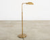 Casella Style Bronzed Swing Arm Pharmacy Floor Lamp