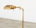 Casella Style Bronzed Swing Arm Pharmacy Floor Lamp