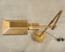 Casella Style Bronzed Swing Arm Pharmacy Floor Lamp