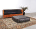 Rolf Benz German Leather 950 Floor Cushion Pouf Ottoman 3 Ft