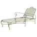 Rose Tarlow Style Iron Lattice Garden Chaise Longue