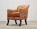 Rose Tarlow Regency Sabreleg Arm Chair with Safari Fabric