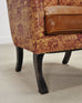 Rose Tarlow Regency Sabreleg Arm Chair with Safari Fabric