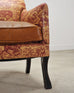 Rose Tarlow Regency Sabreleg Arm Chair with Safari Fabric