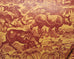 Rose Tarlow Regency Sabreleg Arm Chair with Safari Fabric