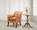 Rose Tarlow Regency Sabreleg Arm Chair with Safari Fabric