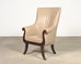Rose Tarlow Faringale Leather Wing Chair and Ottoman