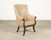 Rose Tarlow Faringale Leather Wing Chair and Ottoman