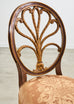 Set of Four Rose Tarlow "Feather" Dining Chairs in Fortuny