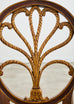 Set of Four Rose Tarlow "Feather" Dining Chairs in Fortuny