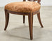 Set of Four Rose Tarlow "Feather" Dining Chairs in Fortuny