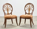 Set of Four Rose Tarlow "Feather" Dining Chairs in Fortuny