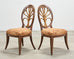Set of Four Rose Tarlow "Feather" Dining Chairs in Fortuny