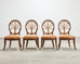 Set of Four Rose Tarlow "Feather" Dining Chairs in Fortuny