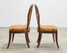 Set of Four Rose Tarlow "Feather" Dining Chairs in Fortuny