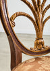 Set of Four Rose Tarlow "Feather" Dining Chairs in Fortuny