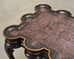 Rose Tarlow Style Chinoiserie Scalloped Lacquer Coffee Table