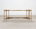 Dennis & Leen Chinoiserie Iron Gilt Tray Cocktail Table