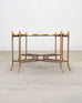 Dennis & Leen Chinoiserie Iron Gilt Tray Cocktail Table