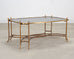 Dennis & Leen Chinoiserie Iron Gilt Tray Cocktail Table