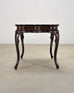 Rose Tarlow Style Chinoiserie Scalloped Lacquer Coffee Table